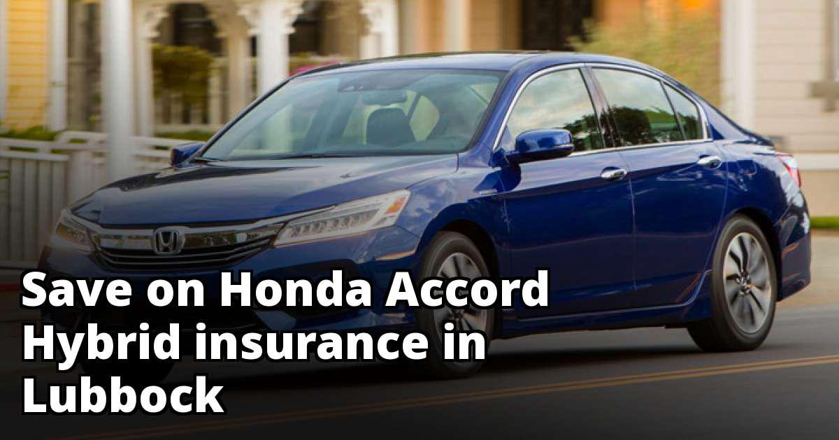 Cheapest Insurance Quotes for a Honda Accord Hybrid in