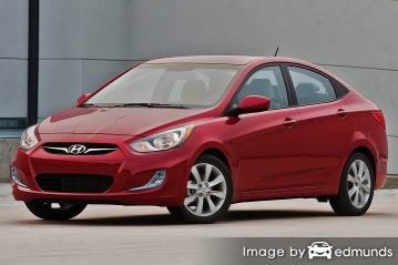 Insurance rates Hyundai Accent in Lubbock