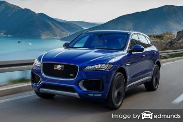 Insurance rates Jaguar F-PACE in Lubbock