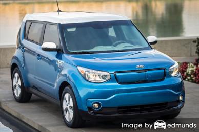 Insurance rates Kia Soul EV in Lubbock