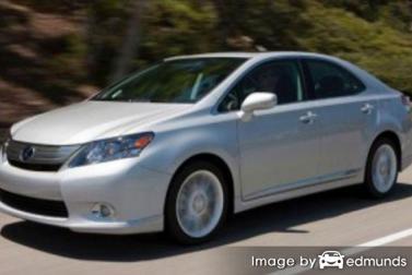 Lubbock Texas Lexus HS 250h Insurance Rates