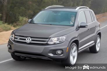 Insurance rates Volkswagen Tiguan in Lubbock